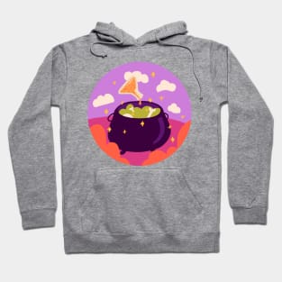 Cute spooky halloween witch brew design Hoodie